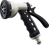 Vivibel Flexibler Gartenschlauch, Gartenschlauch 30M 100FT, Latex Gartenschlauch Dehnbar mit 7 Funktion Handbrause Gartenteich Schlauch Bewässungs Schlauch für Garten, Autowäsche, Yard(schwarz)