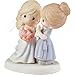Precious Moments Mother of the Bride Figurine – Wedding Day Keepsake – Sentimental Mother Daughter Wedding Gift – Bisque Porcelain Collectible