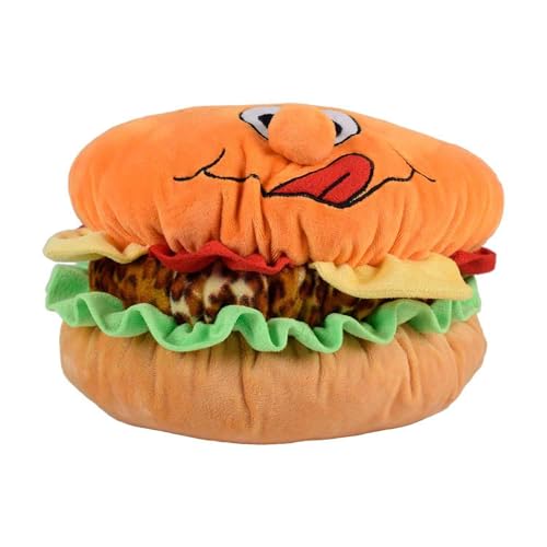 Image of DearJoy Cute Burger Soft Toy Orange - Length 32Cm