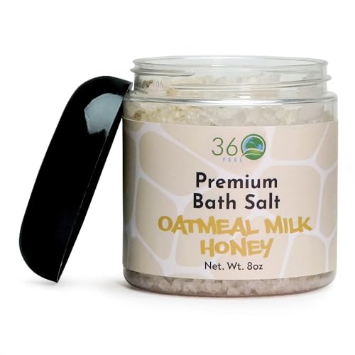 360Feel Oatmeal Milk & Honey Bath Salt - Aromatherapy for