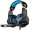 Foyose Gaming Headset für PS4 PS5 PC Xbox One, PS4 Headset mit Mikrofon Noise Cancelling, 3D Stereo Surround Sound…