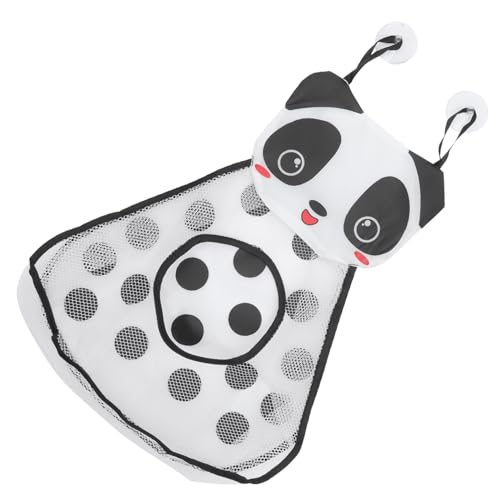 ULTECHNOVO Bolsa Organizadora de Juguetes de Baño para Diseño de Panda Bolsa de Malla Transpirable para Guardar Juguetes y Artículos de Aseo Colgante Secado Rápido