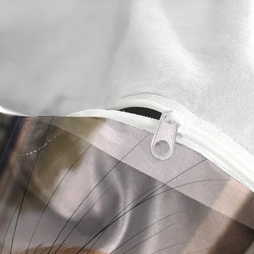 Housse de couette microfibre hypoallergénique et douce avec zip - 8