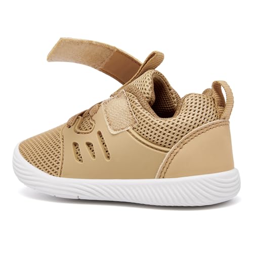 Image of MORENDL Toddler Sneakers Baby Boys & Girls Barefoot Shoes Lightweight Breathable Walking Running Tennis Athletic Sport Shoes