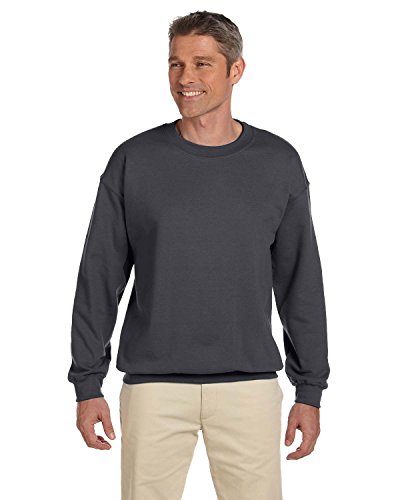 Gildan Men s Heavy Blend Crewneck Sweatshirt - Large - Charcoal