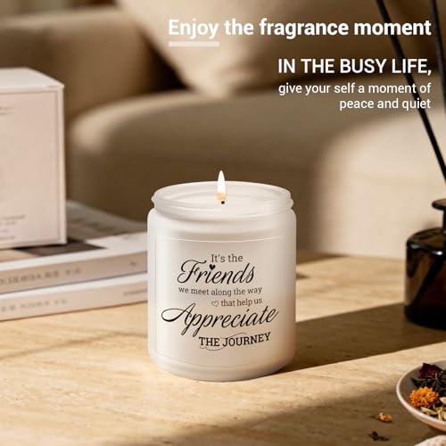 Friend Gift for Women - Birthday Gifts for Bestie, Christmas Thanksgiving Decor Gift for Best Friend Woman - Lavender Scented Candle — view 2