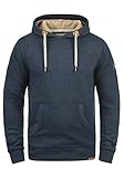 !Solid TripHood Pile Herren Kapuzenpullover Hoodie Sweatshirt Mit Teddyfutter Meliert, Größe:XL, Farbe:INS BLU M (P8991)