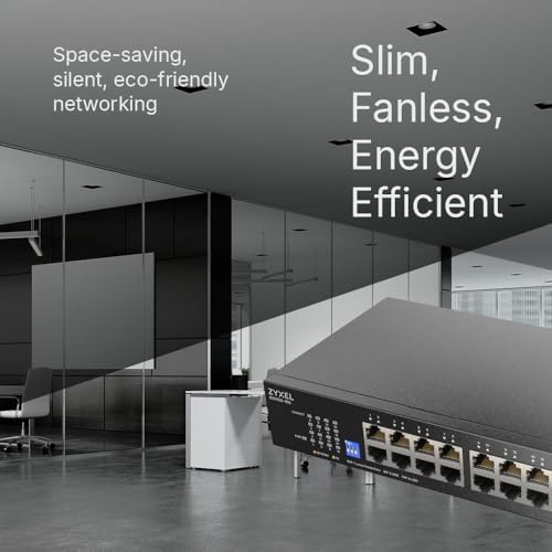 Image of Zyxel 16 Port Network Ethernet Switch | Unmanaged Gigabit | GS1100-16S