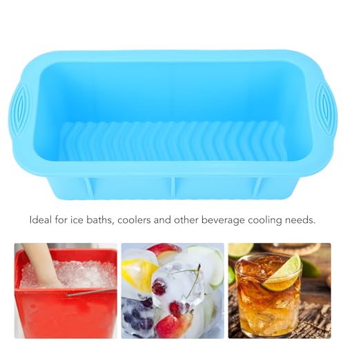 Molde para Cubos de Hielo Silicona Reutilizable 2 Piezas miniatura 3