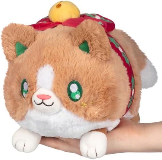 Squishable - Mini Jingle Kitty - Holiday Collection - 11 in - Soft Toy Collectible Stuffed Animal
