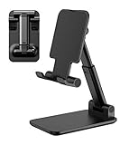 Handy Ständer Faltbar Handy Halterung Tisch, Verstellbarer Multiwinkel rutschfest Handyhalterung Tablet Ständer Handyständer für iPhone, Samsung, iPad, Tablet Andere Smartphones