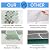 Arabesque Peel and Stick Backsplash for Kitchen, Thicker Design 3D Self Adhesive Wall Tiles, 12"x12" Peel and Stick Wall Tiles, Mix Green 10-Sheet Stick on Tile for Kitchen and Bathroom.