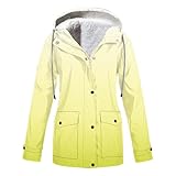 Avec poches zippées - Veste imperméable à capuche pour femme - Léger et respirant - Manteau à capuche imperméable - Coupe-vent - Chaud - Épais - Coupe-vent - Camping - Randonnée - Manteau de pluie à manches longues - Veste softshell imperméable pour femme avec capuche amovible - Veste d'extérieur doublée en polaire - Manteau court de randonnée décontracté - Veste d'extérieur pour femme - Sweat à capuche zippé - Veste longue en polaire - Automne et hiver - Manteaux tendance surdimensionnés à capuche
