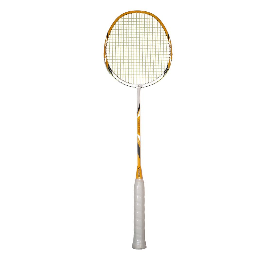Vinex Badminton Aluminium Strung Badminton Racquet Black & Yellow- VTEC 700-picture-25