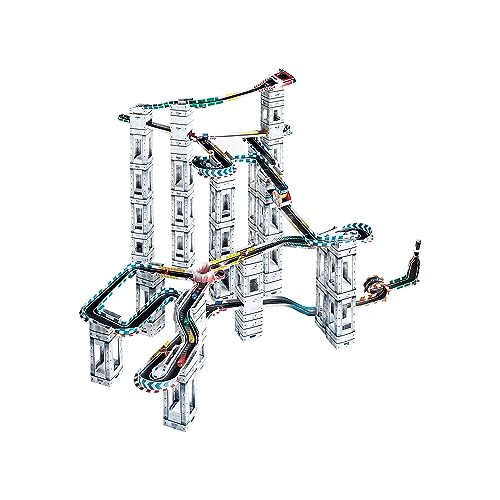 University Games Marble RaceTrax Game - 114 pieces Marble Race Track - Image 2