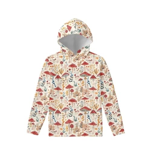Kids Pullover Hoodies Cute Winter Long Sleeve Casual Hooded Sweatshirt With Front Pocket