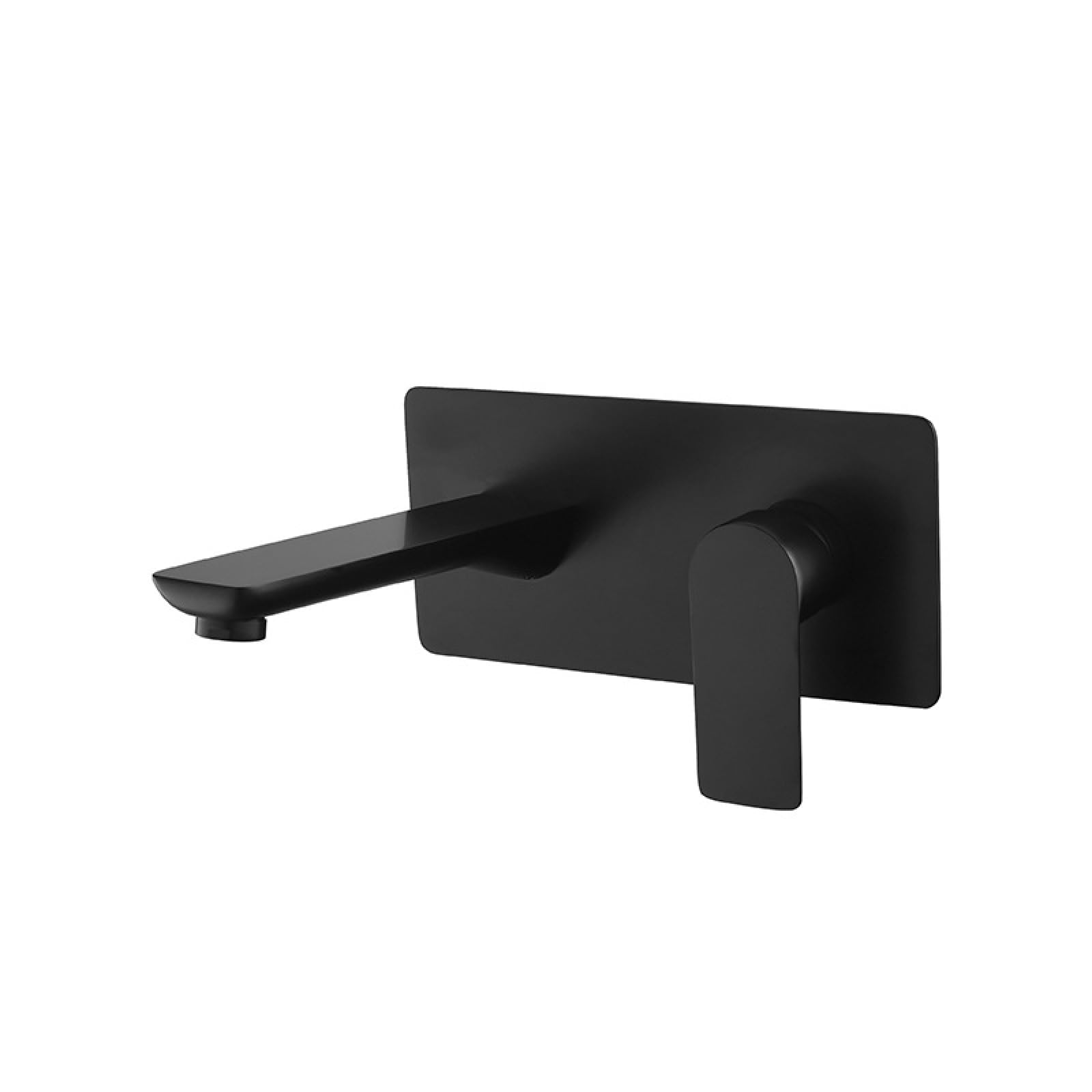Mgnsjgyxn Black Wall Mounted Bath Taps In-Wall Brushed Gold Square Hot And Cold Wall Mounted Embedded Wall Concealed Washbasin Basin Faucet