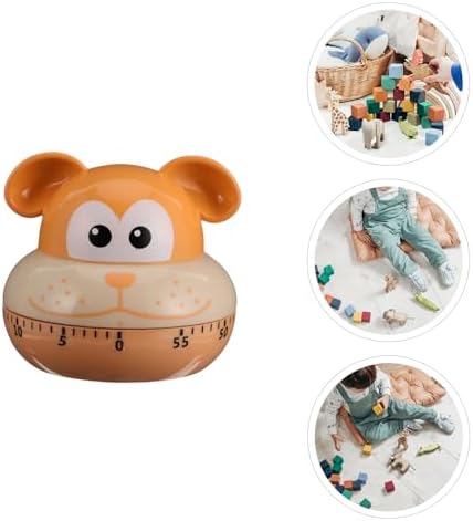 NUOBESTY Mekanik çizgi film mutfak saati, köpek, plastik, 1 adet, pişirme ve pişirme süresi, geri sayım, zamanlayıcı, pilsiz, mutfak çalar saati, pişirme, yemek pişirme ve ev işleri için - Görsel 7