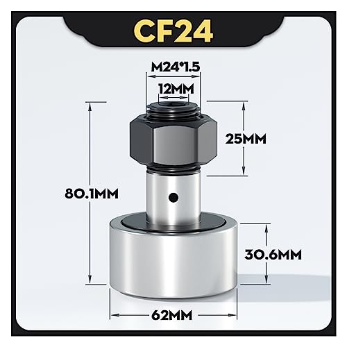 Roulements à aiguilles à boulon CF8 KR19PP pour éliminer le jeu mécanique