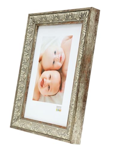 Deknudt S95MD1_20.0x28.0 Photo Frame, Resin, Silver, 20 x 28 cm, 20x28 cm - Image 2