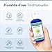 Eco-Dent DailyCare Baking Soda Toothpowder, Lemon-Lime – SLS & Fluoride-Free Toothpaste Powder with Minerals & Essential Oils, Toothpaste Alternative + DailyRinse Single-Use Pack