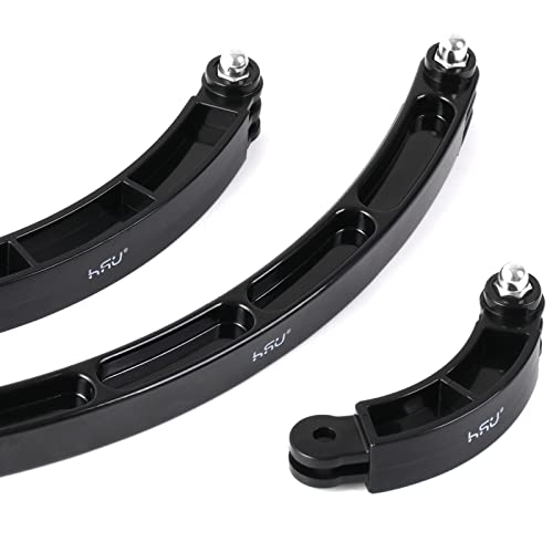 Bras d'extension incurvé 3 en 1 HSU support monopode réglable GoPro DJI