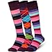 Mysocks Kniestrümpfe Damen Kniestrümpfe Herren - Unisex Knee High Socks Knie Strümpfe - Gekämmte Baumwolle Knie Strümpfe, 3 Paare Multi Design 10, 37-41 Baumwolle Damen günstig Kaufen-Mysocks Kniestrümpfe Damen Kniestrümpfe Herren - Unisex Knee High Socks Knie Strümpfe - Gekämmte Baumwolle Knie Strümpfe, 3 Paare Multi Design 10, 37-41
