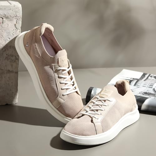Image of YOHO Trip Sneakers for Men | Stylish Casual Shoes with Elastic Laces | Comfortable, Stretchable & Ultra-Lightweight | Premium Breathable Mesh Fabric
