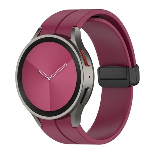 Bracelet en silicone pour Samsung Watch 6 5 4 avec boucle magnétique pratique