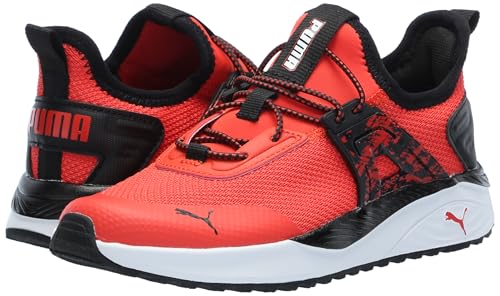 Image of PUMA Shoes Pacer 23 Sneaker, 6.5 US Unisex Big Kid, Red Black White