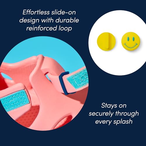 Image of Ten Little Splash Sandal Charms for Kids, 2-Pack Silicone Shoe Charms for Boys and Girls
