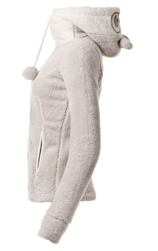 Sublevel Teddy Fleece jacket with eyes