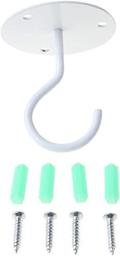 Miniatura 2 de Soporte de gancho de techo de montaje en pared para comederos de pájaros, linternas, campanillas de viento, macetas, soportes para toallas para baños