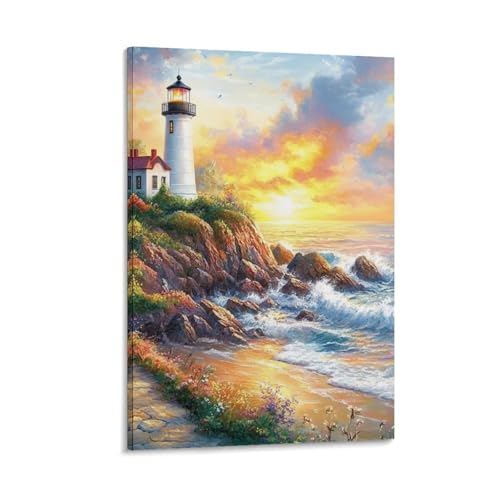 Peinture sur toile phare de qualité pour salon moderne