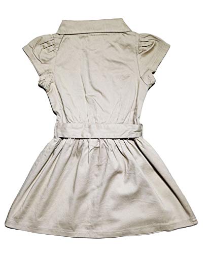 Unik Girl Uniform Belted Safari Dress Khaki Size 10 #TOP2