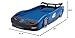 Delta Children Sport Race Car Twin Bed, Blue