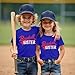 Yawtaut Toddler Baseball Sister Shirt Baby Girl Baseball Outfit Big Sister Shirt I'm Just Here for the Snacks Tee Top Blue