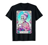 The Grandma Tarot Card Skeleton Mothers Day Witch Mom Skull T-Shirt