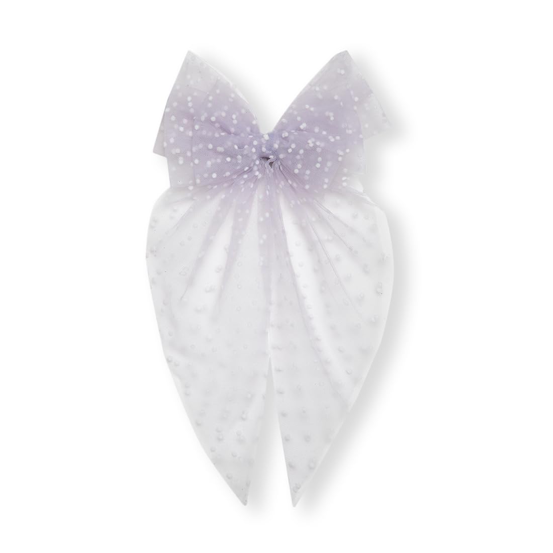 Radhu & Kabby Hair Bows for Women | Bow Hairclips | Women Net Tail Hairbow | Clips Hair Accessories | Pack of 2 | Net Bows | Purple & Pink Color 1