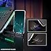 ENHANCE Gaming Voltaic 2 Laptop Cooling Stand - Laptop Cooling Pad with 6 Blue LED Fans, 7 Height Settings, RGB Lighting - Metal Top Cooler Pad with Phone Stand, 2 USB Ports for up to 17 inches
