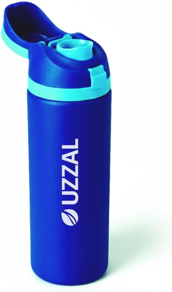 UZZAL 32 oz Stainless Steel Water Bottle, Vacuum Insulated Double Wall, BPA Free & Leakproof, Reusable Insulated Water Bottle for Gym, Travel & Office