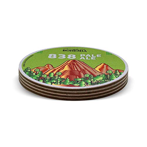 Kit Bolachas de Chopp Cerveja Bohemia 838 Pale Ale - 4 unidades
