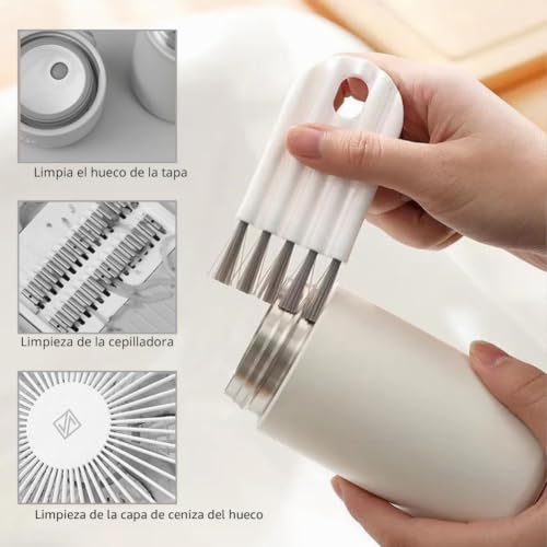 Miniatura 4 de 1 Mini Cepillo De Limpieza Multifuncional: Limpiador De Teclado De Cepillo Suave, Plumero De Esquinas Y Limpiador De Teclas, Ideal Para Computadoras, Cocina, Ventanas Y Mucho Más
