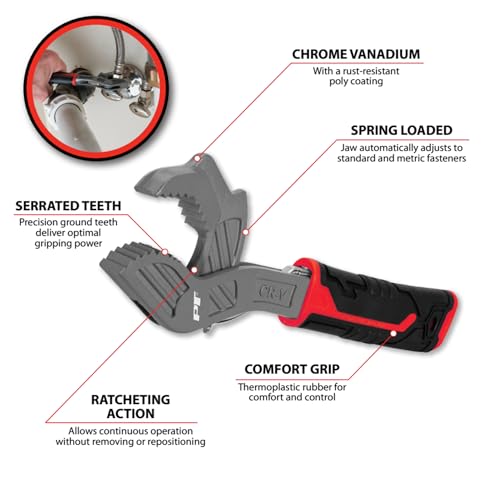 Image of Performance Tool W30797 8 in. Spring-Loaded Universal Wrench