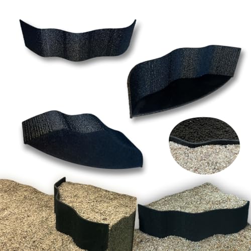 Generisch Aquarium Eck-Terrasse - Aquarium Bodengrund Abtrenner & Erhöhung Aquascaping Dekoration (Schwarz)