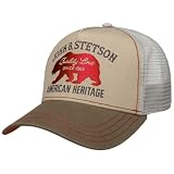 Stetson CHAPEAUSHOP JBS Bear Casquette Trucker Unicolore Homme Toutes Saisons