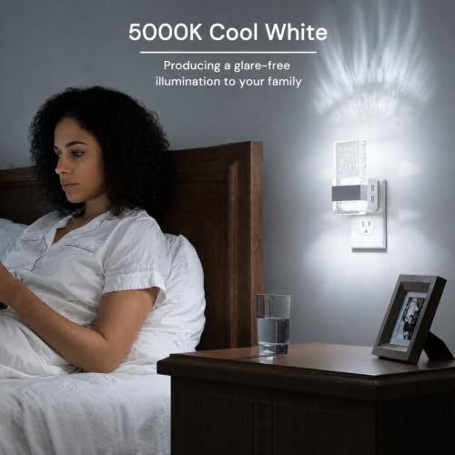 Image of L LOHAS LED Night Light, Dimmable Night Lights Plug into Wall, 2 Pack