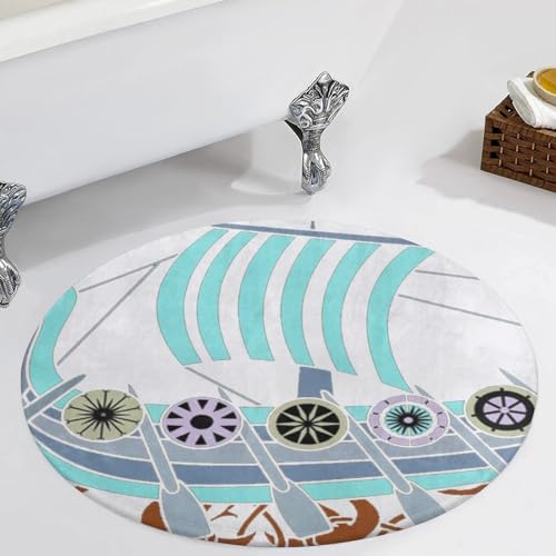 Tapis de décoration pour la maison viking lavable pour protéger le parquet