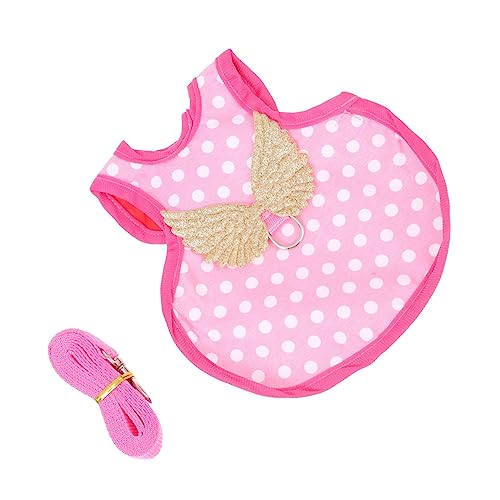 Mikikit Adorable Chicken Vest with Wear Resistant Leash Outdoor Harness for Chickens and Ducks Chicken Accessory for Comfortable Pet Walks