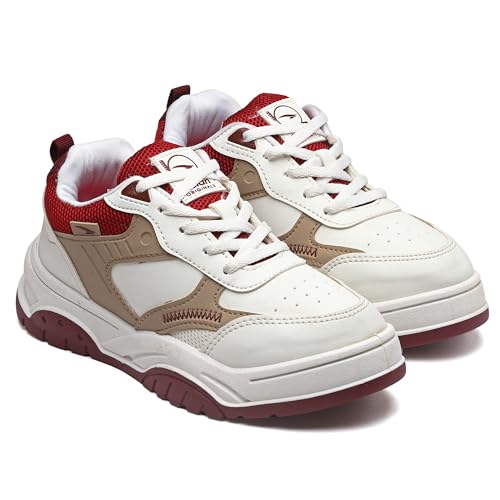 Image of ASIAN Women NANCY-03 Sneakers and Casual wear Shoes with Laces, Lightweight and Comfortable Shoes for Parties, as Well as Gym and Sports for Women & Girls with Stylish Design